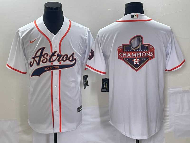 Men%27s Houston Astros White Team Big Logo Cool Base Stitched Baseball Jerseys->houston astros->MLB Jersey